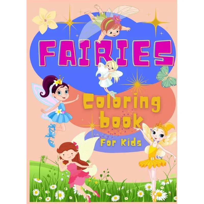 Fairies Coloring Book For Kids