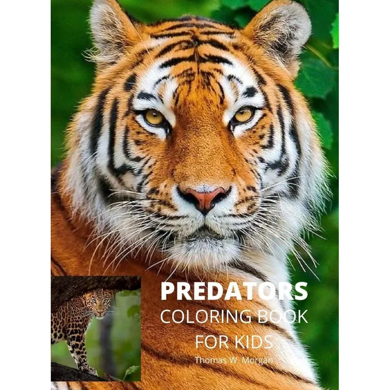 Predators Coloring Book for Kids