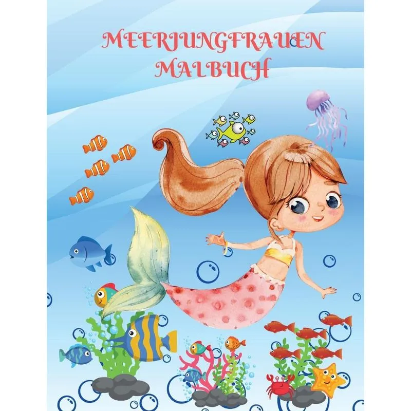 Meerjungfrauen Malbuch