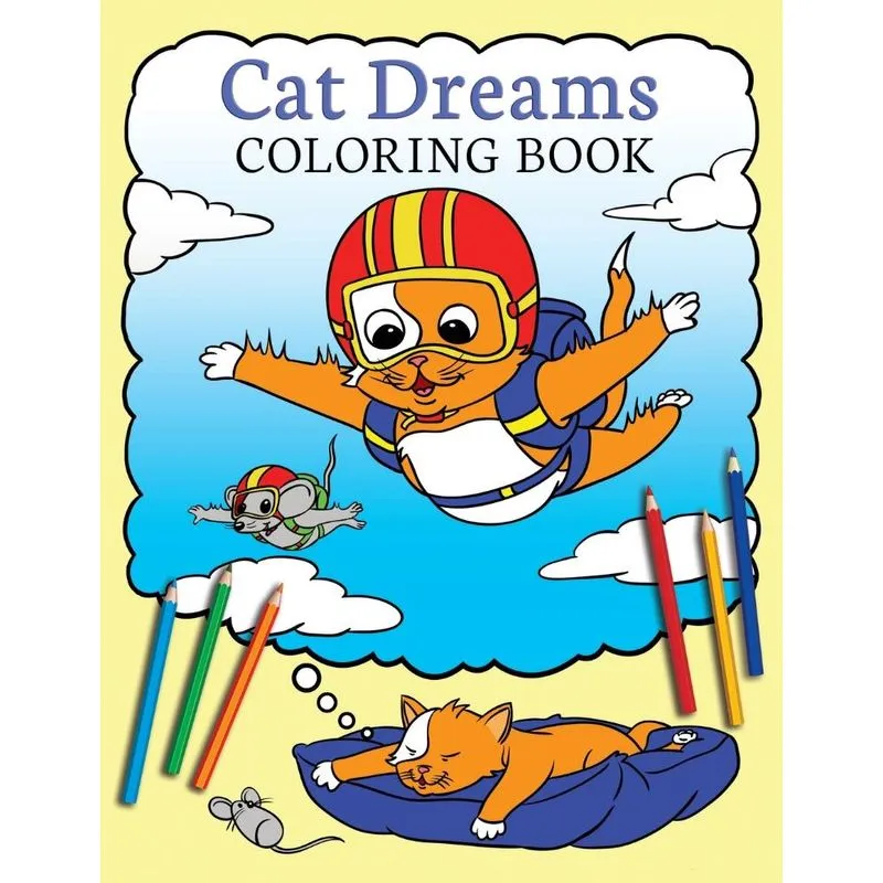 Cat Dreams Coloring Book