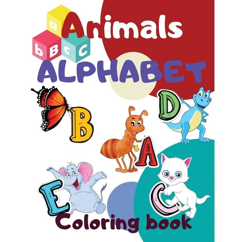 Animals Alphabet Coloring Book