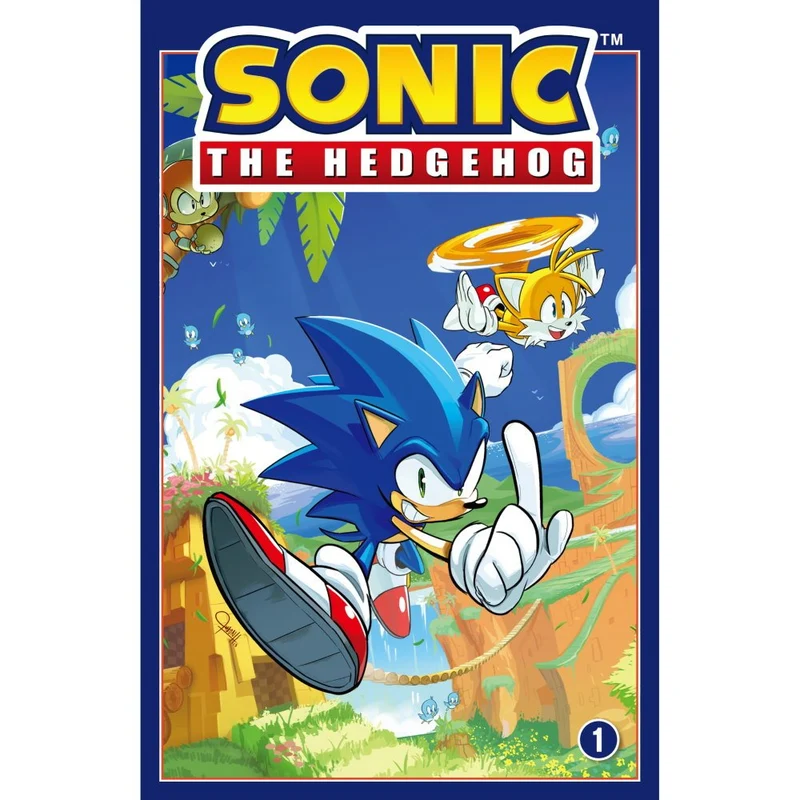 SONIC THE HEDGEHOG ソニックザヘッジホッグ (35周年 ) - VOL.1 FALL OUT / 日本語化アメコミ / 雑誌・書籍