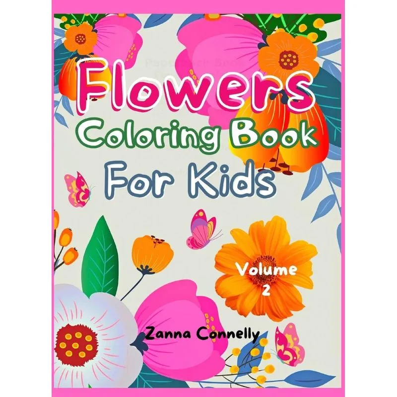 Flowers Coloring Book For Kids