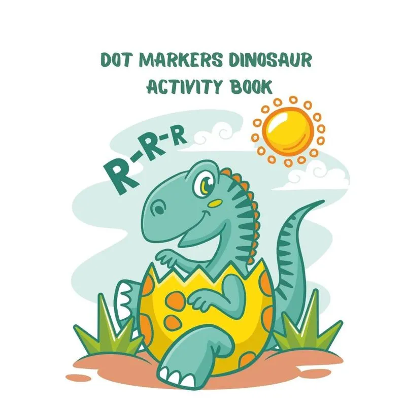 Dot Markers Dinosaur Activity Book