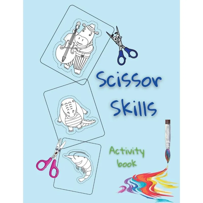 Scissor Skills Activity Book