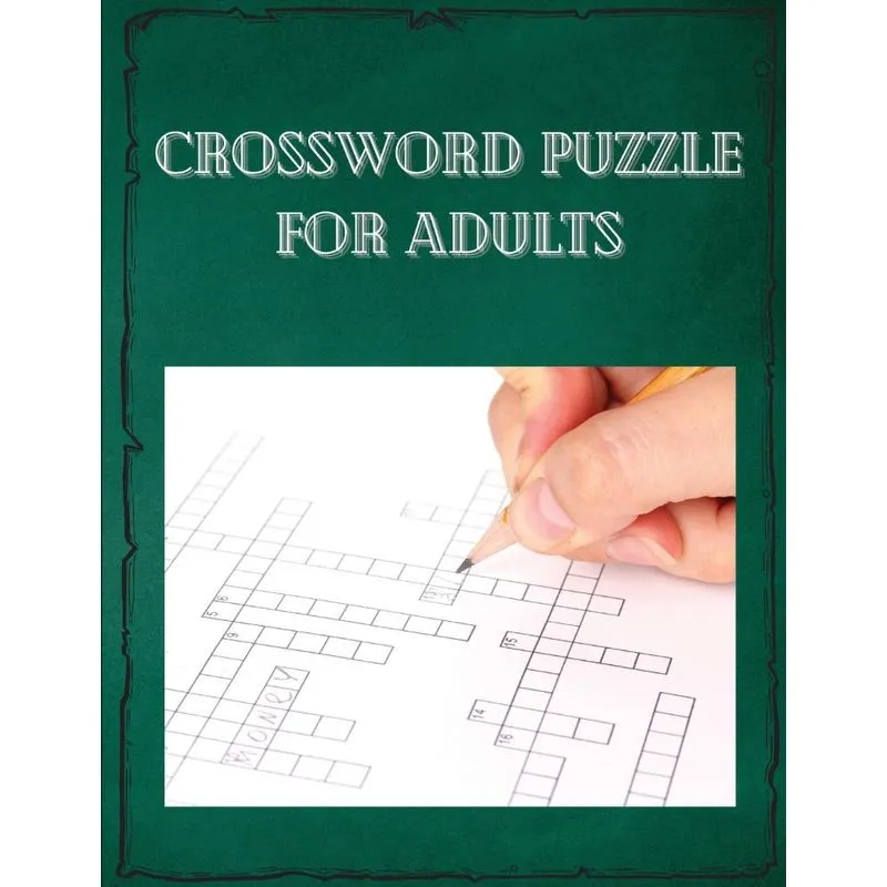 Crossword puzzle for adults