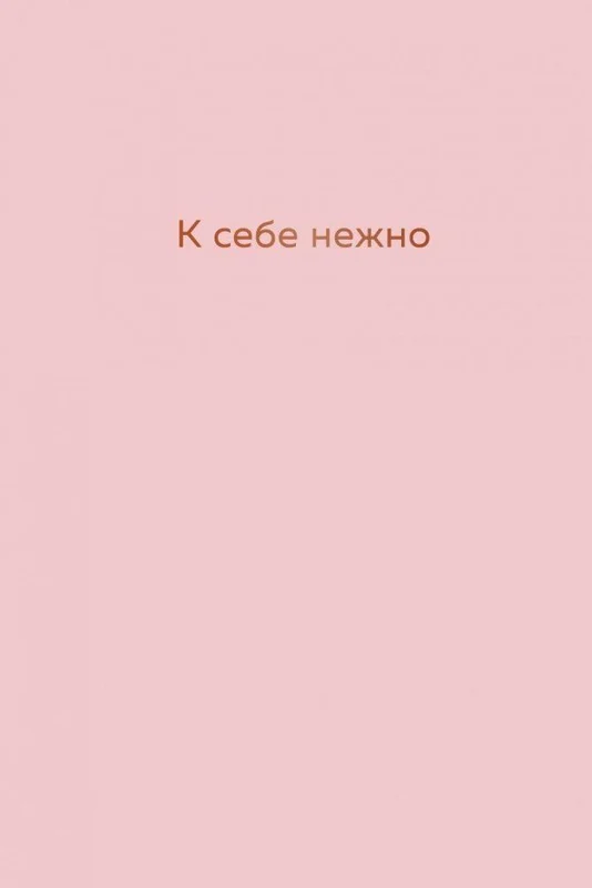 K sebe nezhno. Ezhednevnik