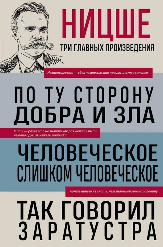 Friedrich Nietzsche: Po tu storonu dobra i zla. Chelovecheskoe, slishkom chelovecheskoe. Tak govoril Zaratustra