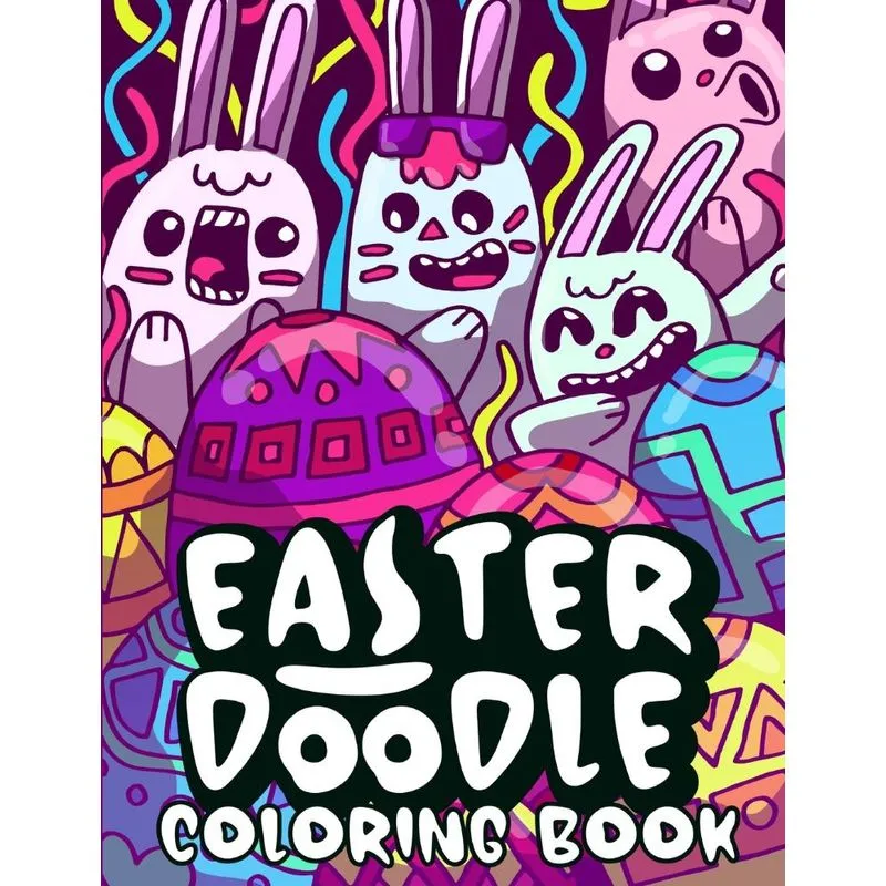 Easter coloring book Doodle