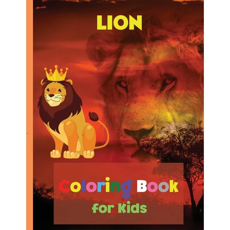 LION Coloring Book for Kids