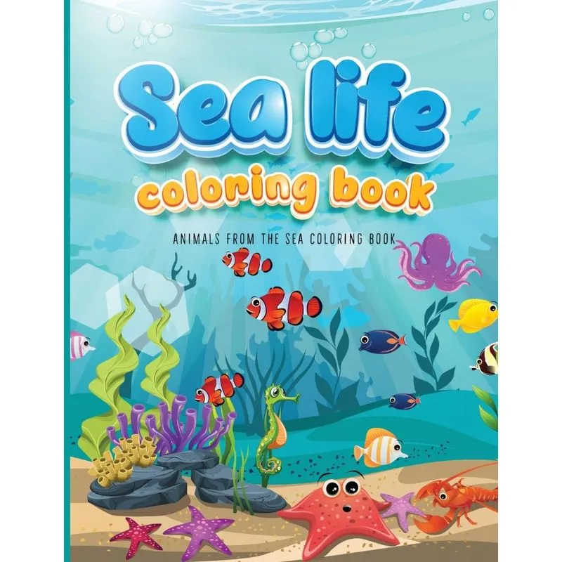 Sea Life Coloring Book