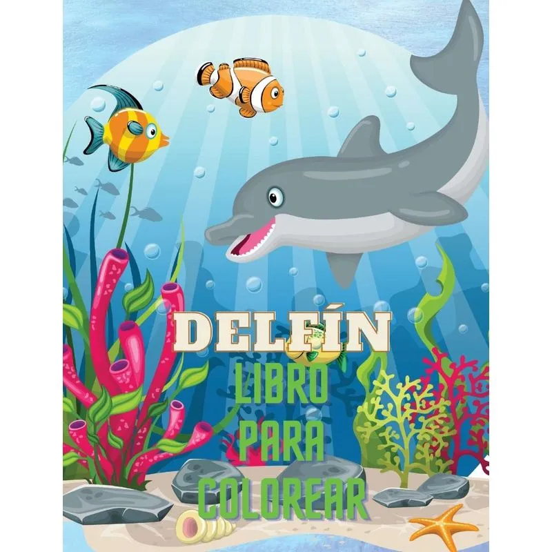 Delfín Libro para Colorear