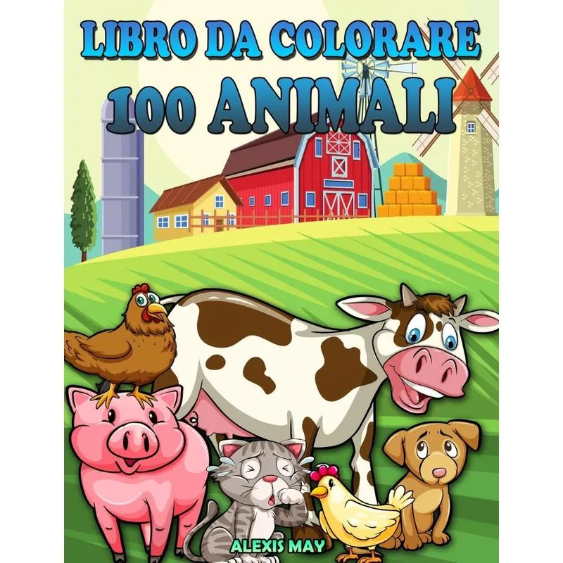 Libro da colorare 100 animali