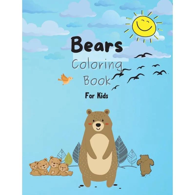 Bears Coloring Book For Kids