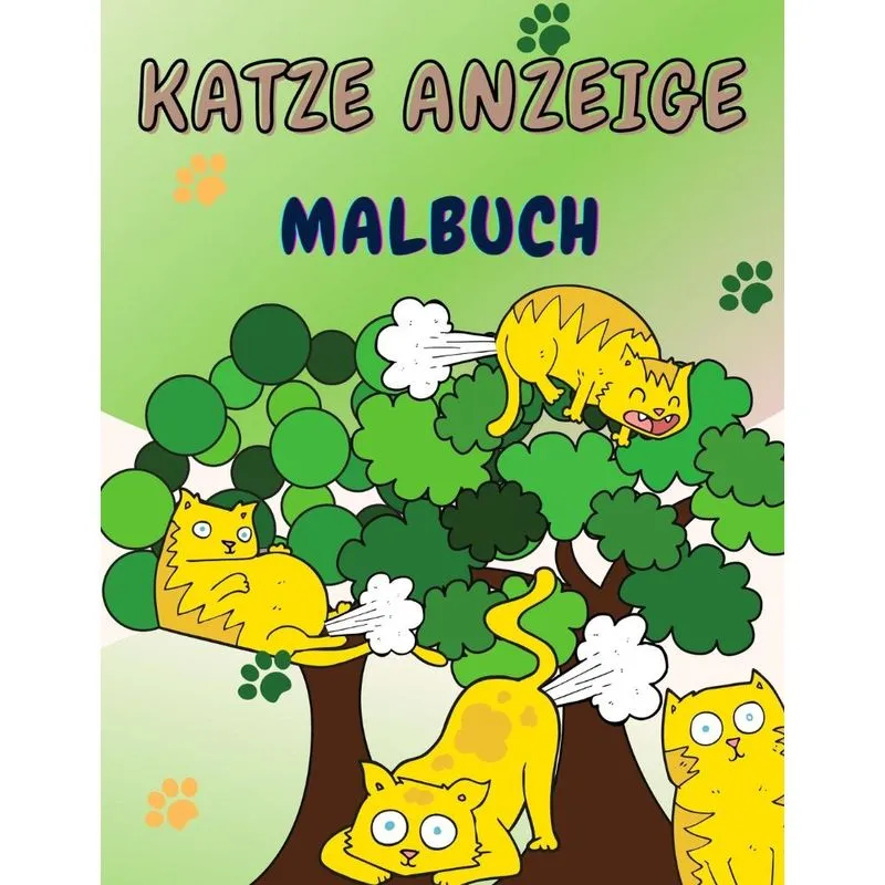 Katze Furzt Malbuch