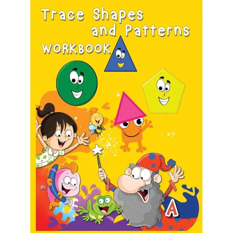 Trace Shapes and Patterns Workbook