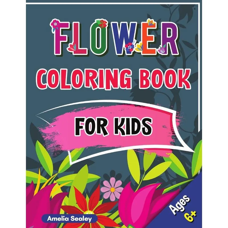 Flower Coloring Book for Kids