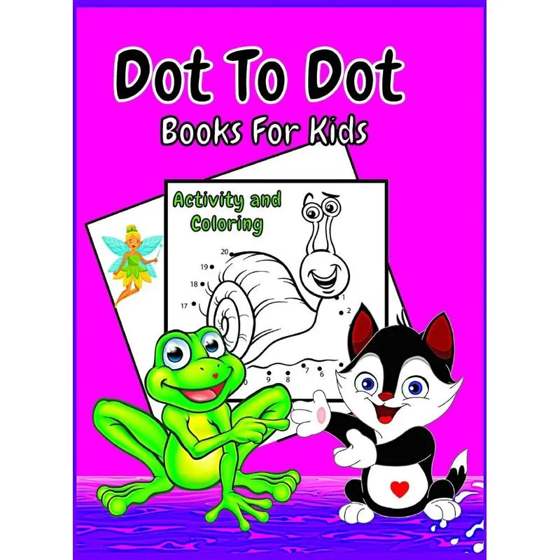 Dot To Dot Book For Kids Ages 4-8