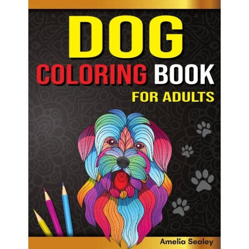 Dog Coloring Book for Adults