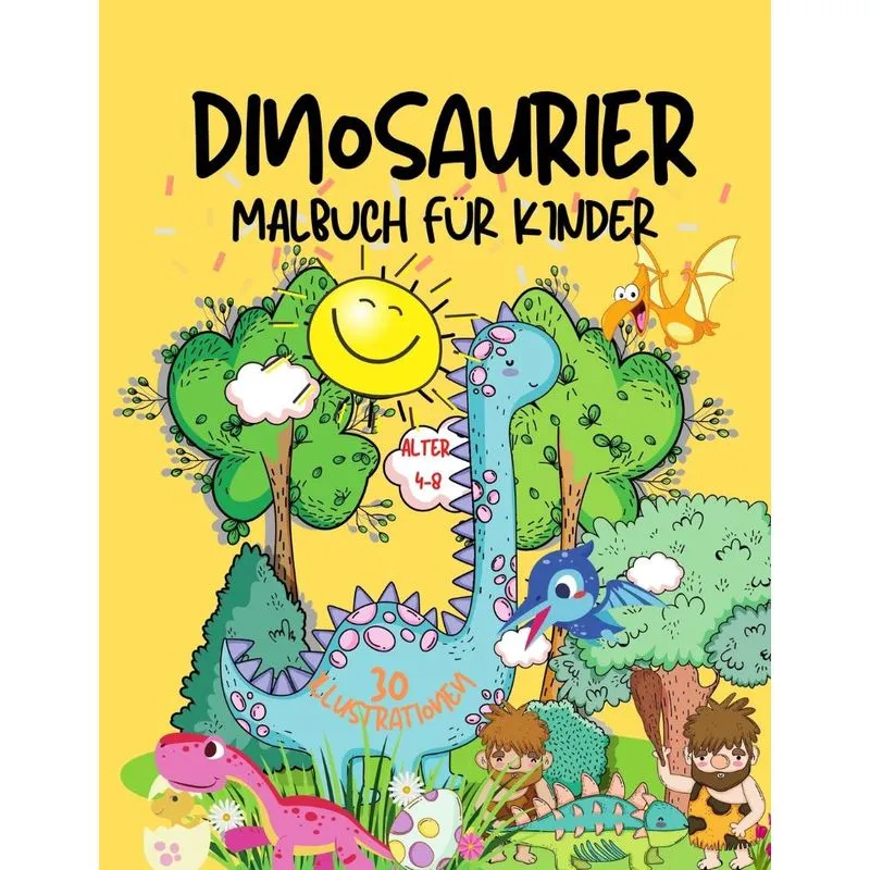 Dinosaurier-Malbuch für Kinder