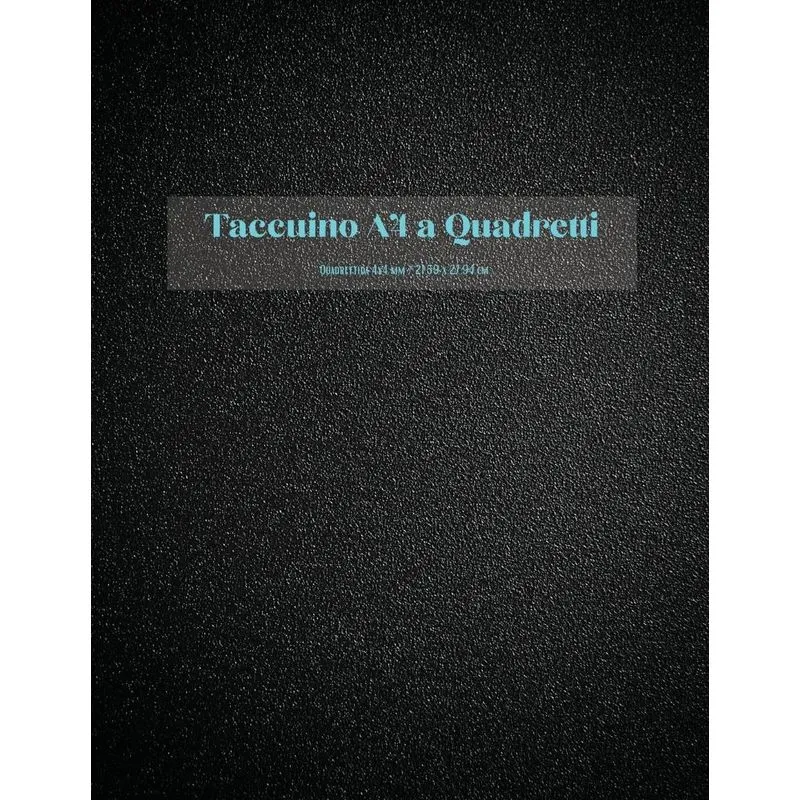 Taccuino A4 a Quadretti