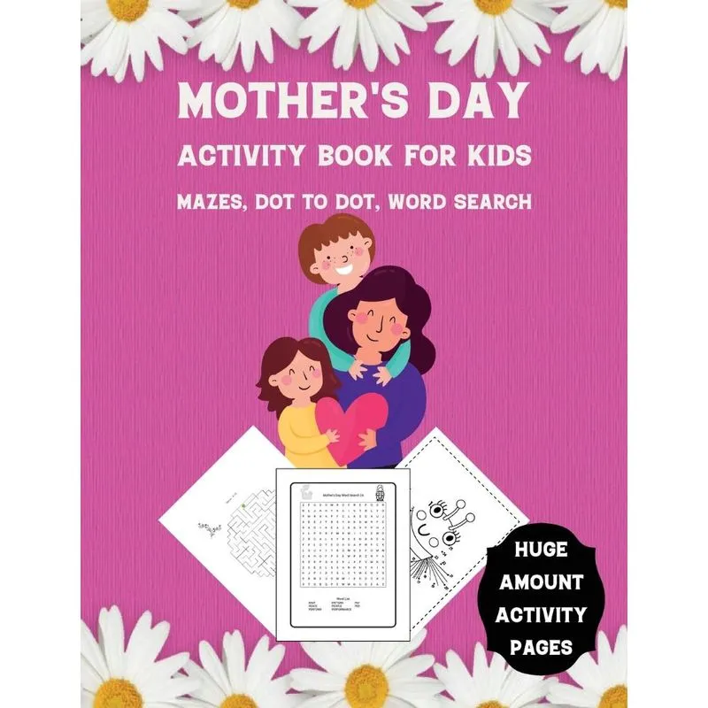 Mothers Day Activity Book for Kids