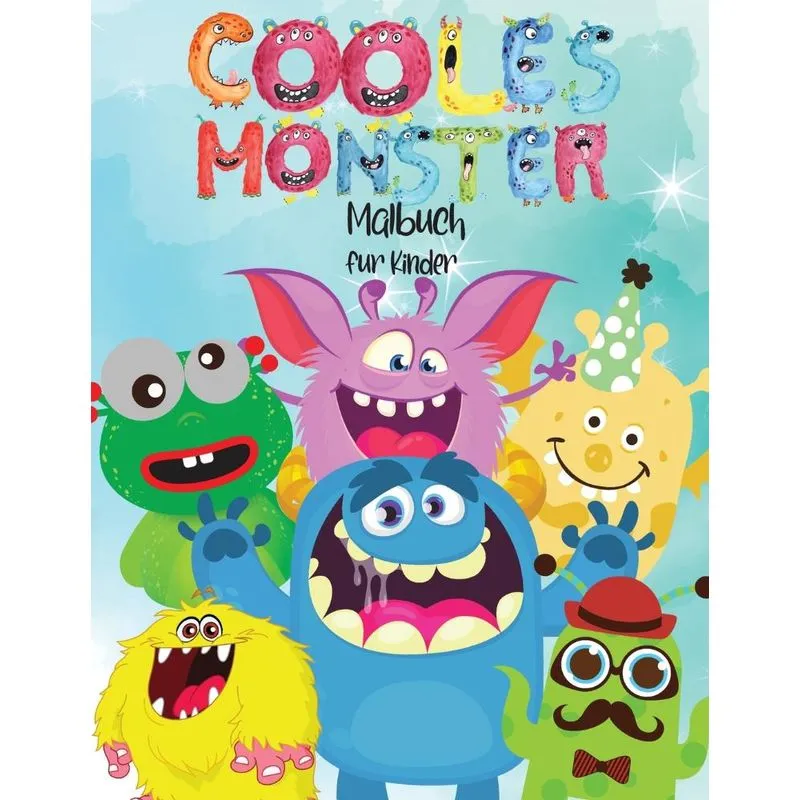Cooles Monster-Malbuch für Kinder