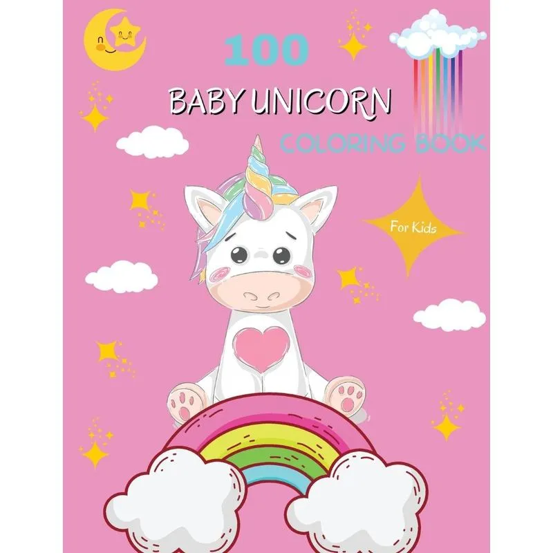 100 Baby Unicorn Coloring Book