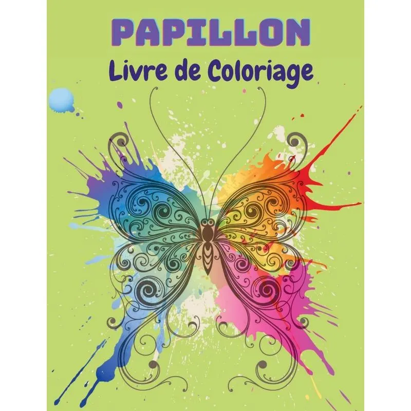 Papillon Livre de Coloriage