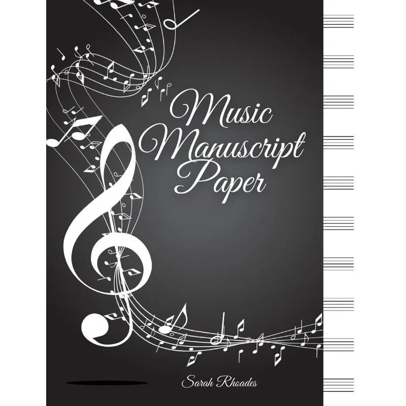 Elegant Blank Sheet Music Notebook