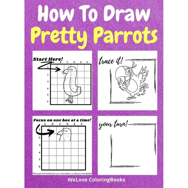 How To Draw Pretty Parrots
