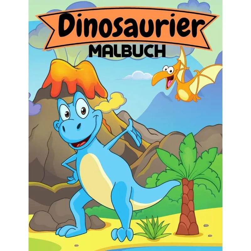 Dinosaurier Malbuch