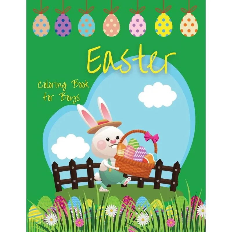 Easter Coloring Book for Boys