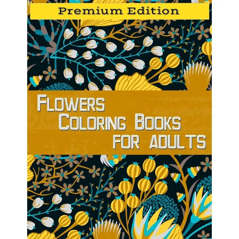 Flowers Coloring Books for Adults