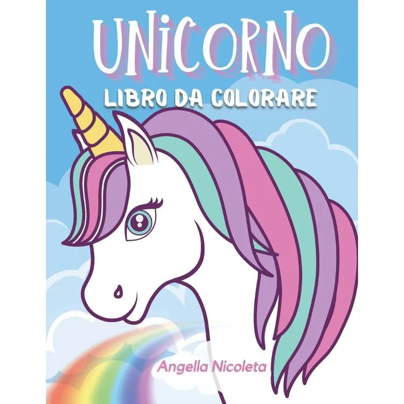 Unicorno Libro da colorare