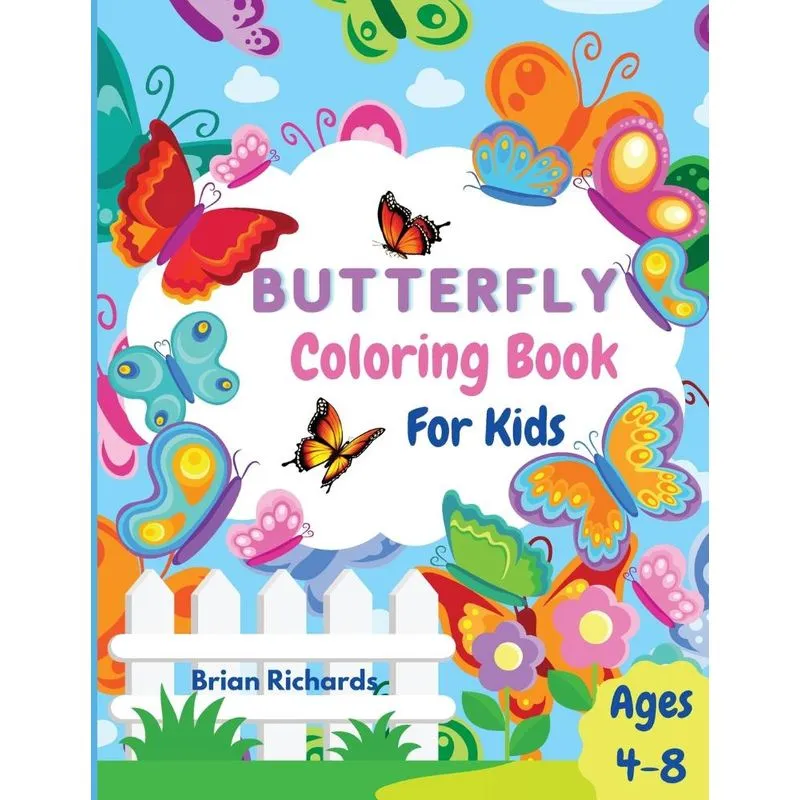 Butterfly Coloring Book For Kids