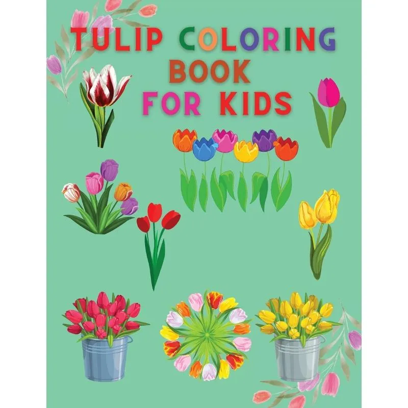 Tulip Coloring Book for Kids