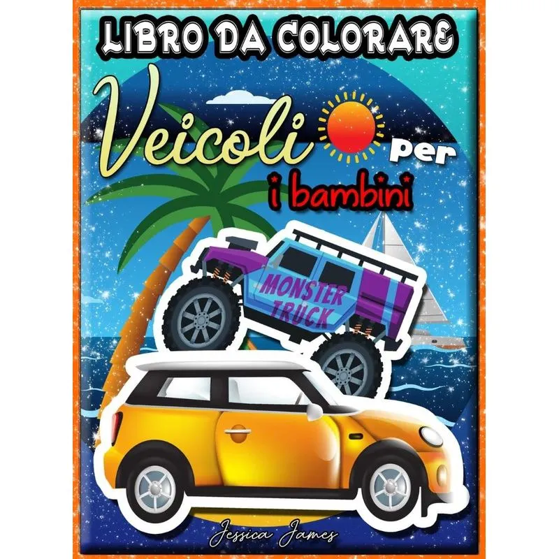 Veicoli Libro da Colorare per i Bambini