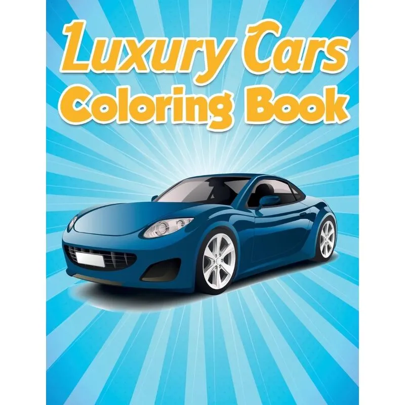 Luxury Cars Coloring Book