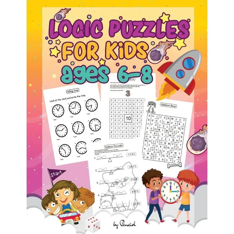 Logic Puzzles for Kids Ages 6-8