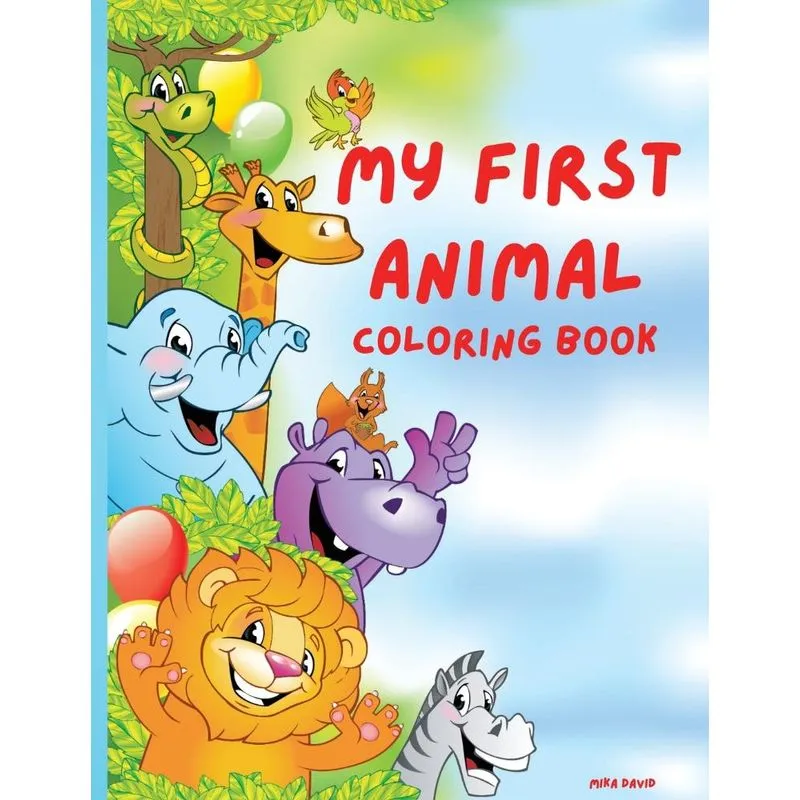 My First Animal Coloring Book