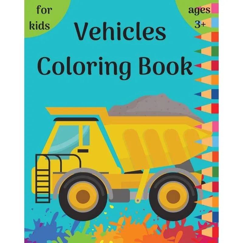 Vehicles Coloring Book