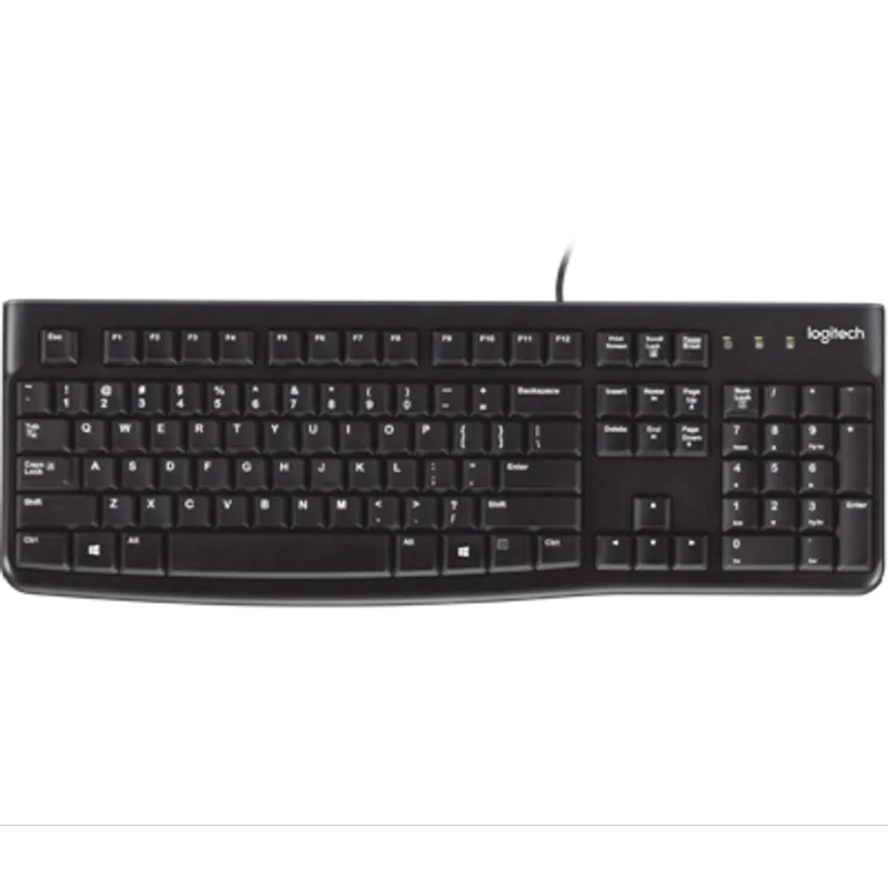 Teclado Logitech USB K120 Preto 920-004423