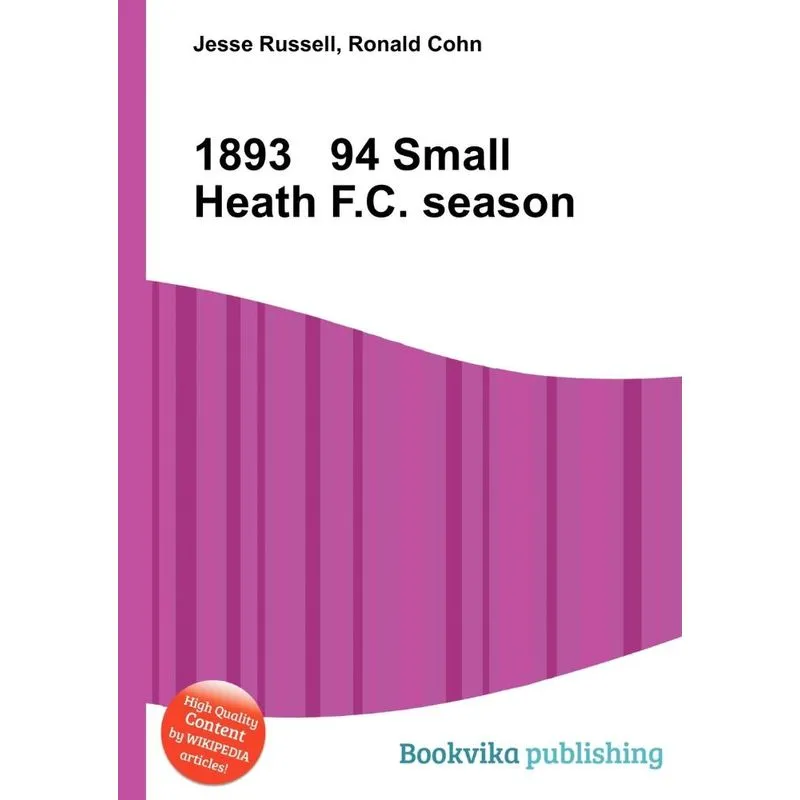 1893 94 Small Heath F.C. Season