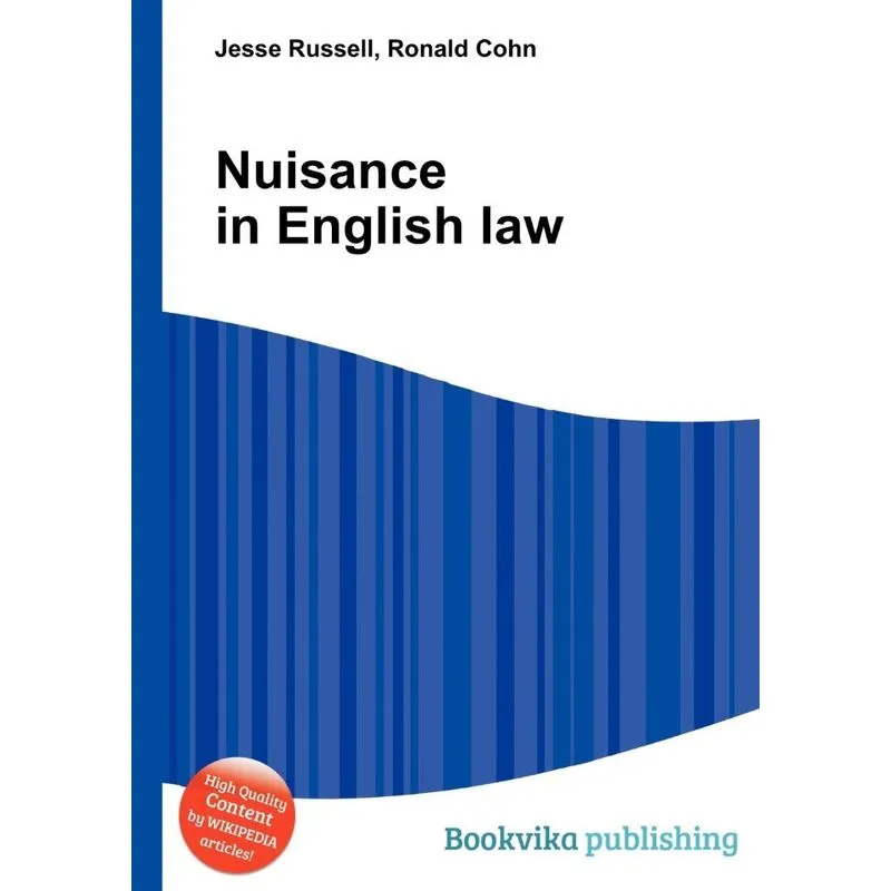Nuisance in English Law
