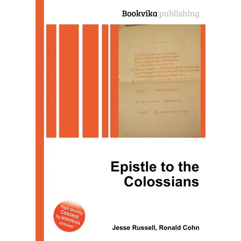 Epistle To The Colossians