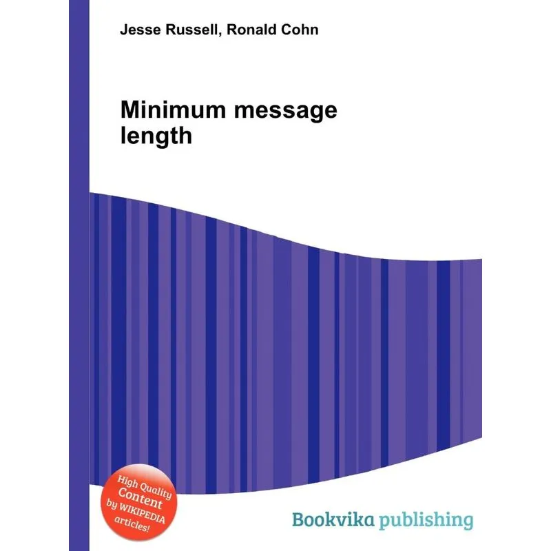 Minimum Message Length