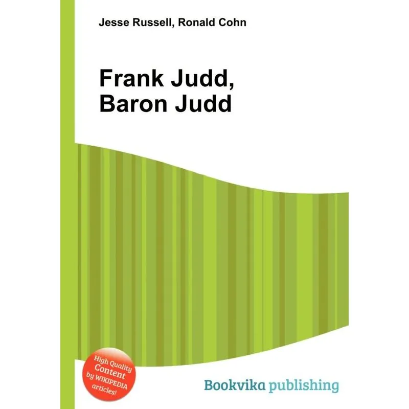 Frank Judd, Baron Judd