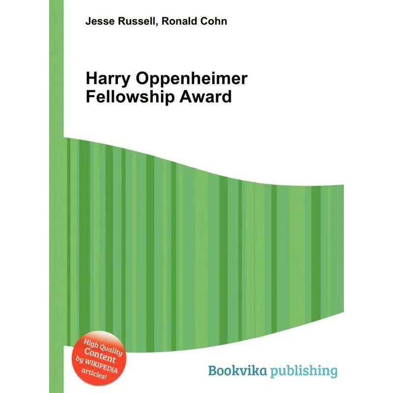 Harry Oppenheimer Fellowship Award