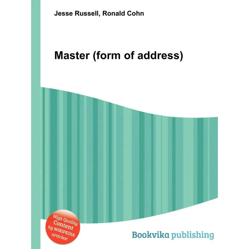 Master (form Of Address)